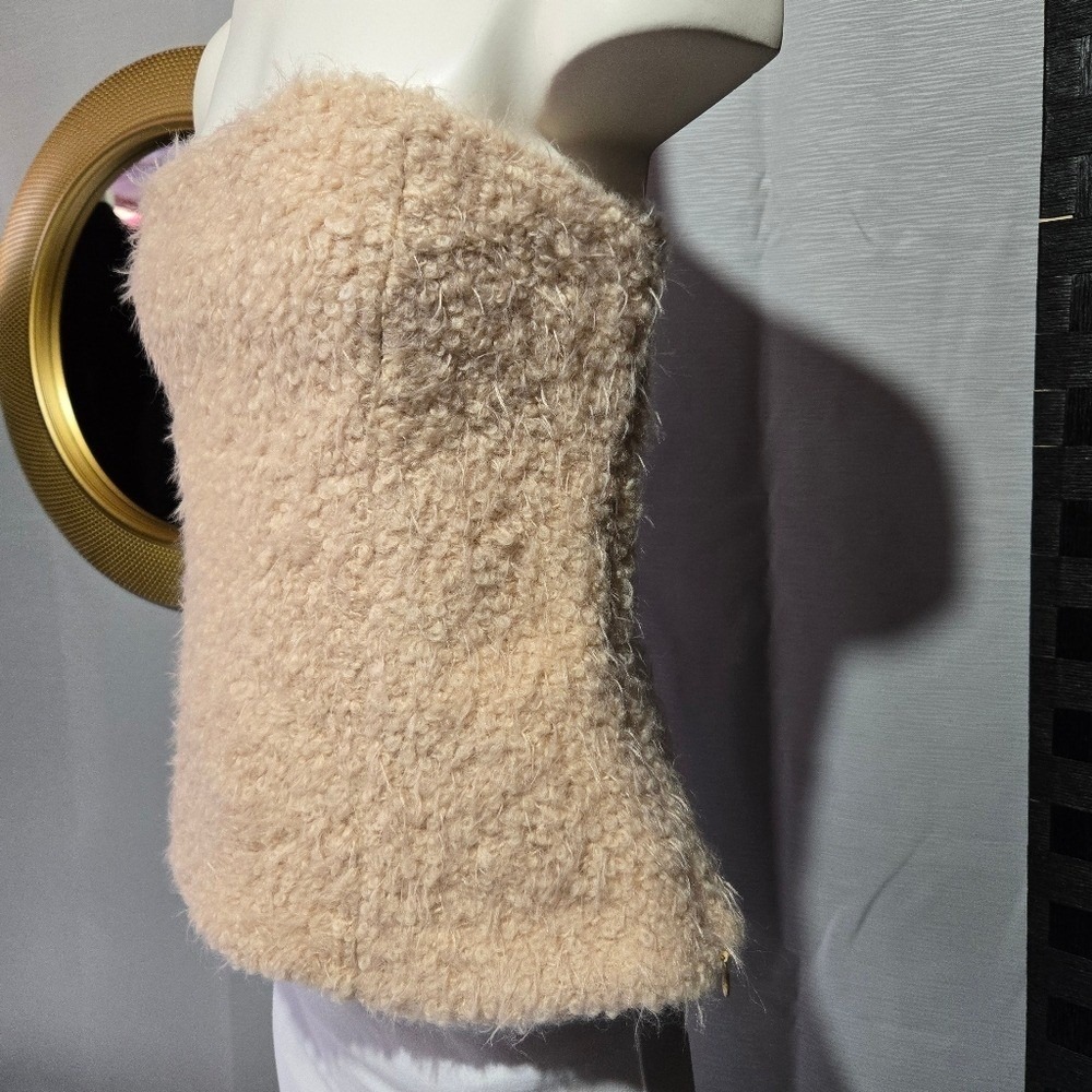 Zara fur Bustier NWT - Size M - Picture 3 of 7